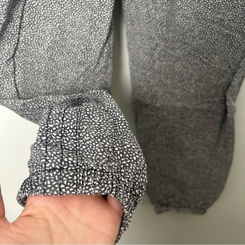 Anthropologie Orana Relaxed Fit Blue and White Joggers - Picture 6 of 8